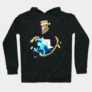 Ahoy! Ship in bottle Hoodie